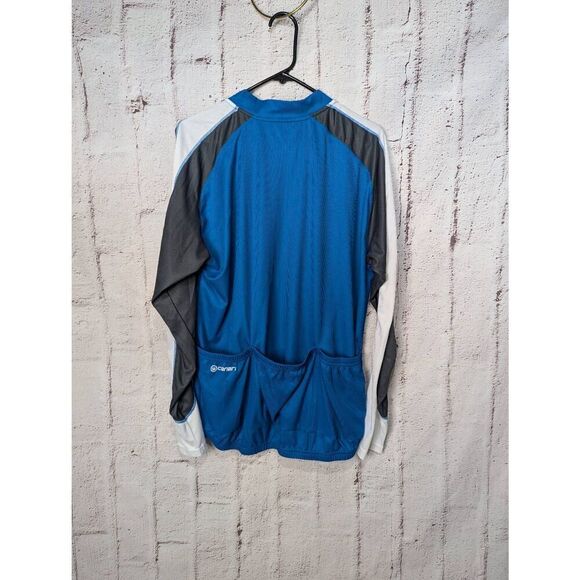 Canari Men's Long Sleeve Full Zip Cycling Lightweight Jacket Windbreaker Rain Ex - Picture 4 of 10